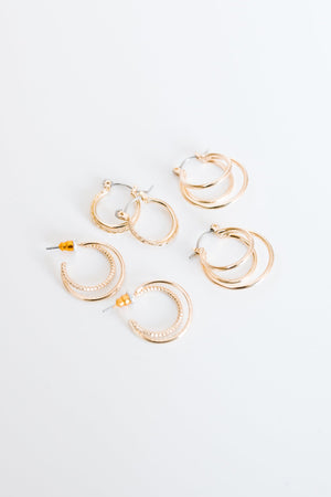 Tons Of Hoops Earring Set