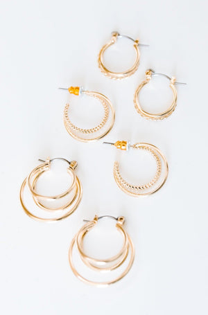 Tons Of Hoops Earring Set