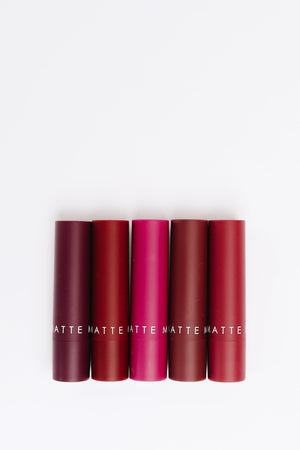 Madeline Matte Lipstick: The Plum Collection