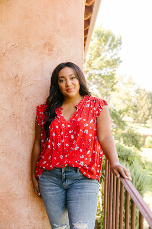 Primrose Ruffled Sleeve Blouse