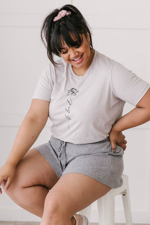 Ribbed & Ridiculously Comfy Shorts In Heather Gray