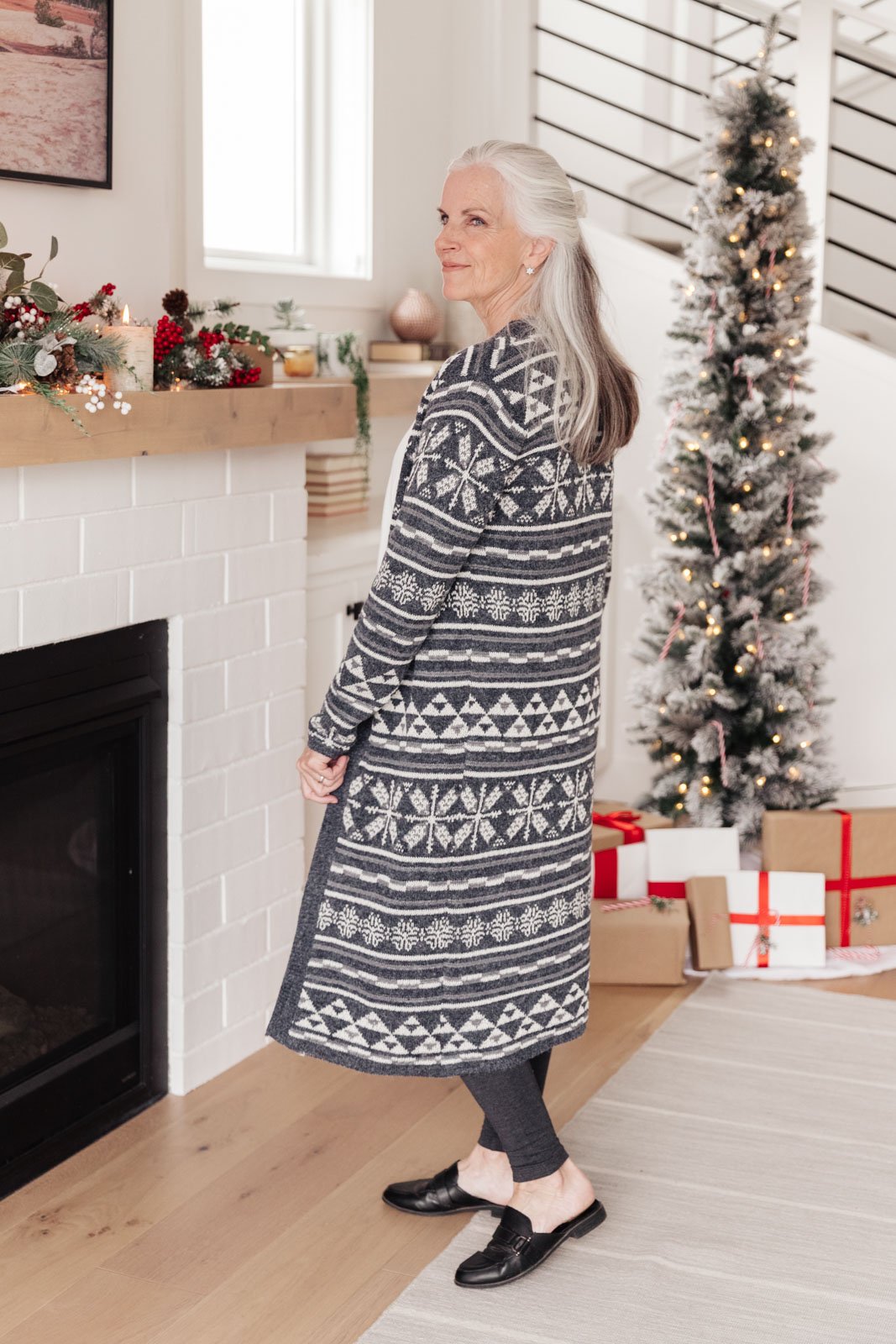 DOORBUSTER Classic and Cozy Knit Cardigan in Lake Blue
