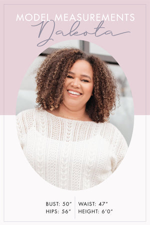 Mia Waffle Knit Long Sleeve In Pink