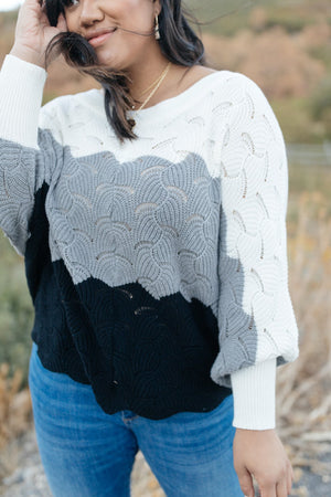 Designed For Details Sweater in Gray