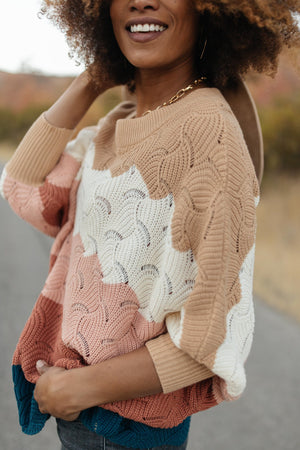 Designed For Details Sweater in Rust