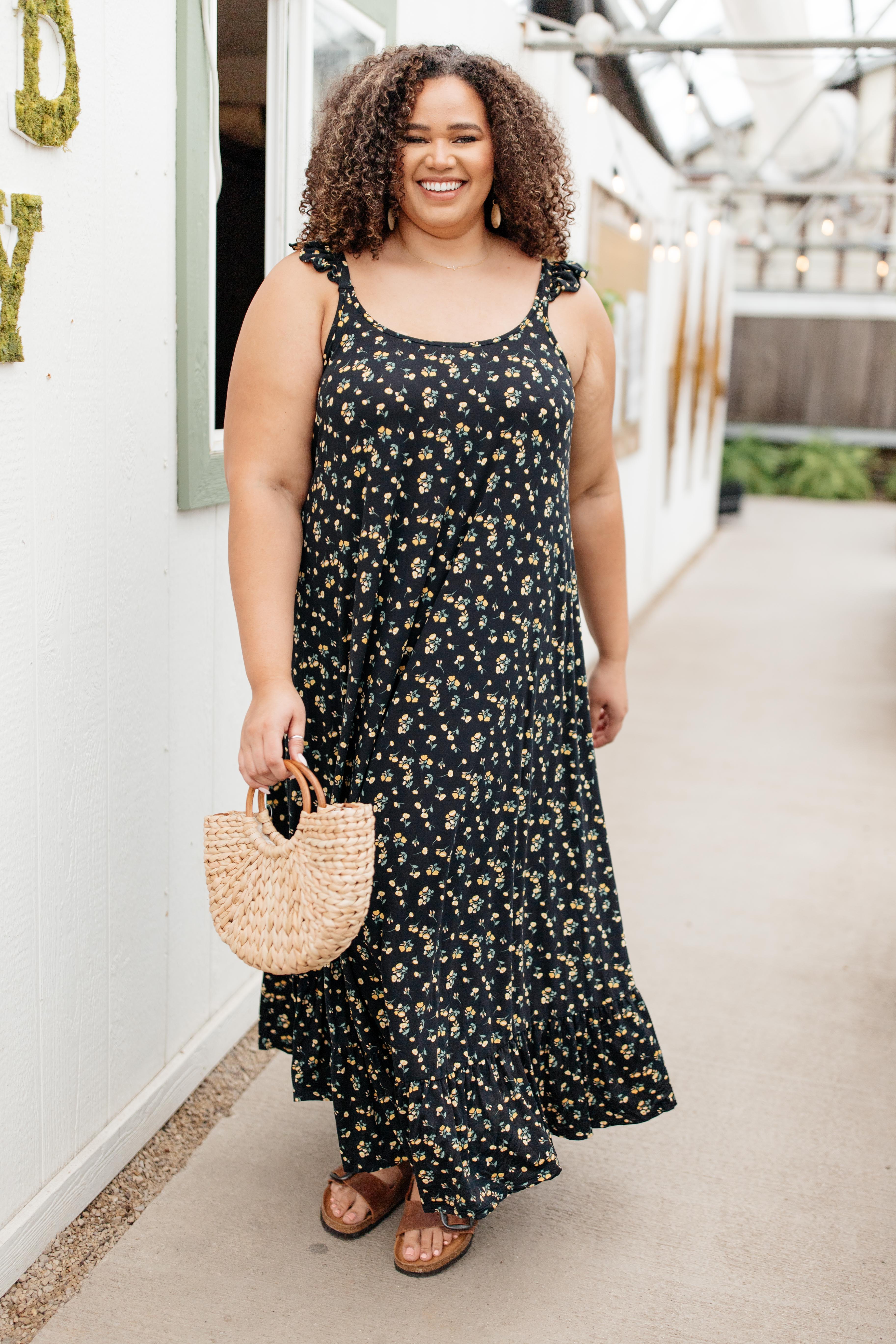 Dream Getaway Dress in Black