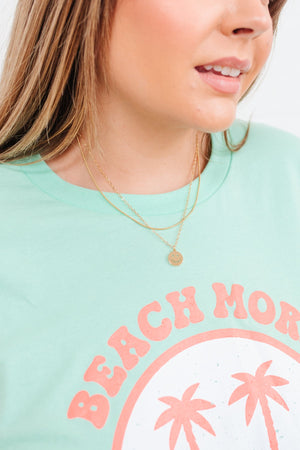 Happy To Be Here Layered Pendant