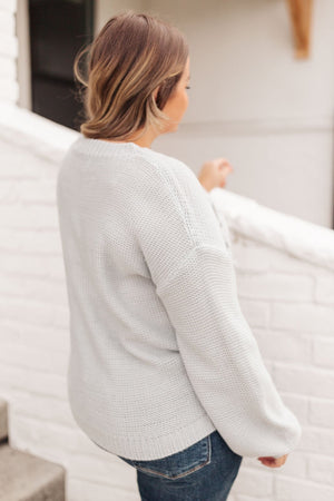 Heart Warmer Sweater in Gray