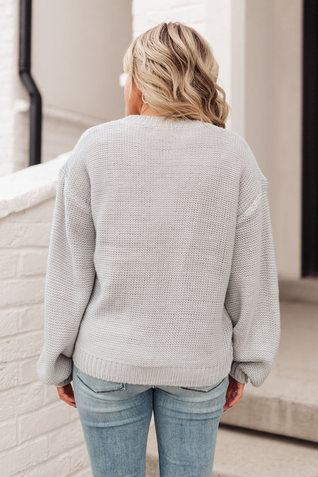 Heart Warmer Sweater in Gray
