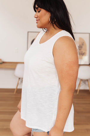 Heather Weather in Ivory Tank