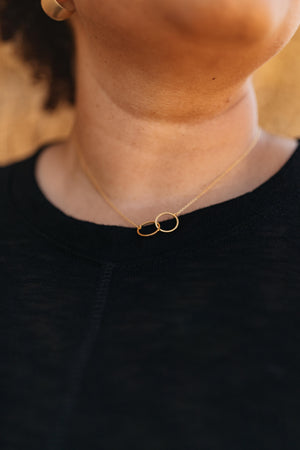 Hoops and Links Necklace