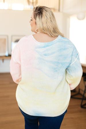 Kaleidoscope Dreams Button-Up Sweater