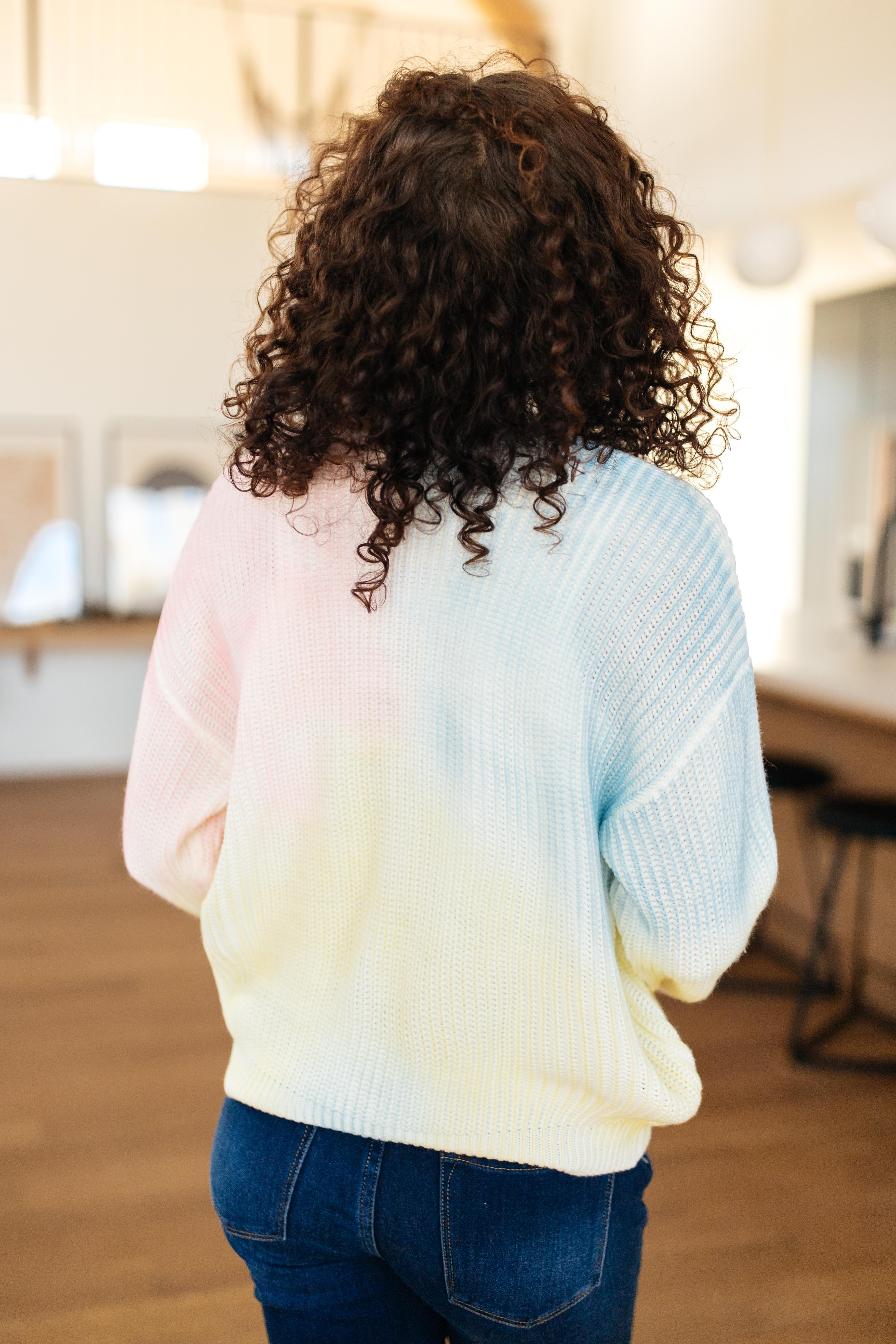 Kaleidoscope Dreams Button-Up Sweater