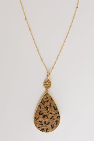 Leopard Pendant Necklace
