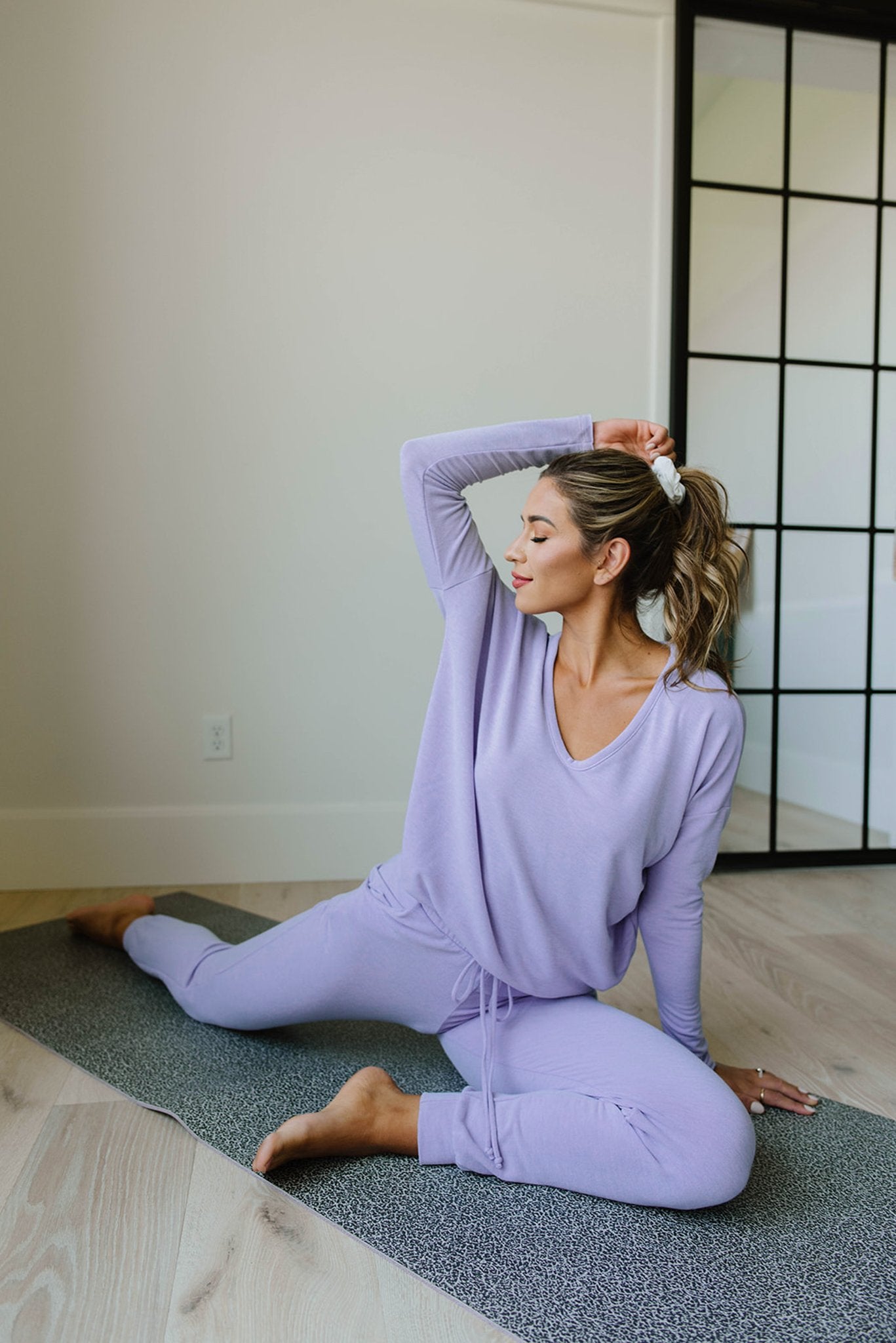 Lounging In Color Top In Lavender