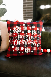 Merry Little Christmas Pillow Case