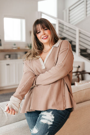 Mia Waffle Knit Long Sleeve