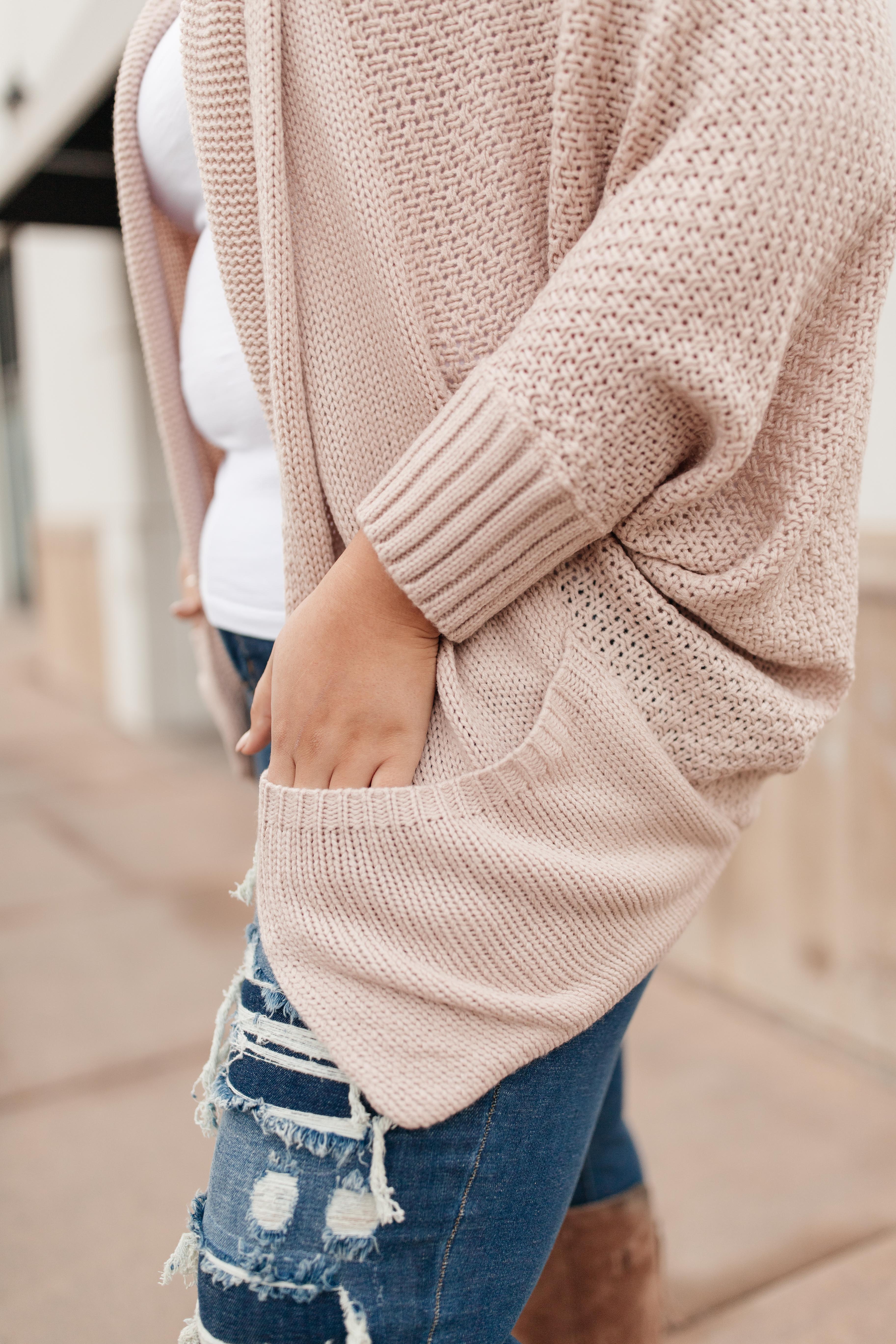 Not Your Grandmother's Cardigan in Beige