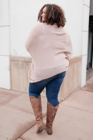 Not Your Grandmother's Cardigan in Beige