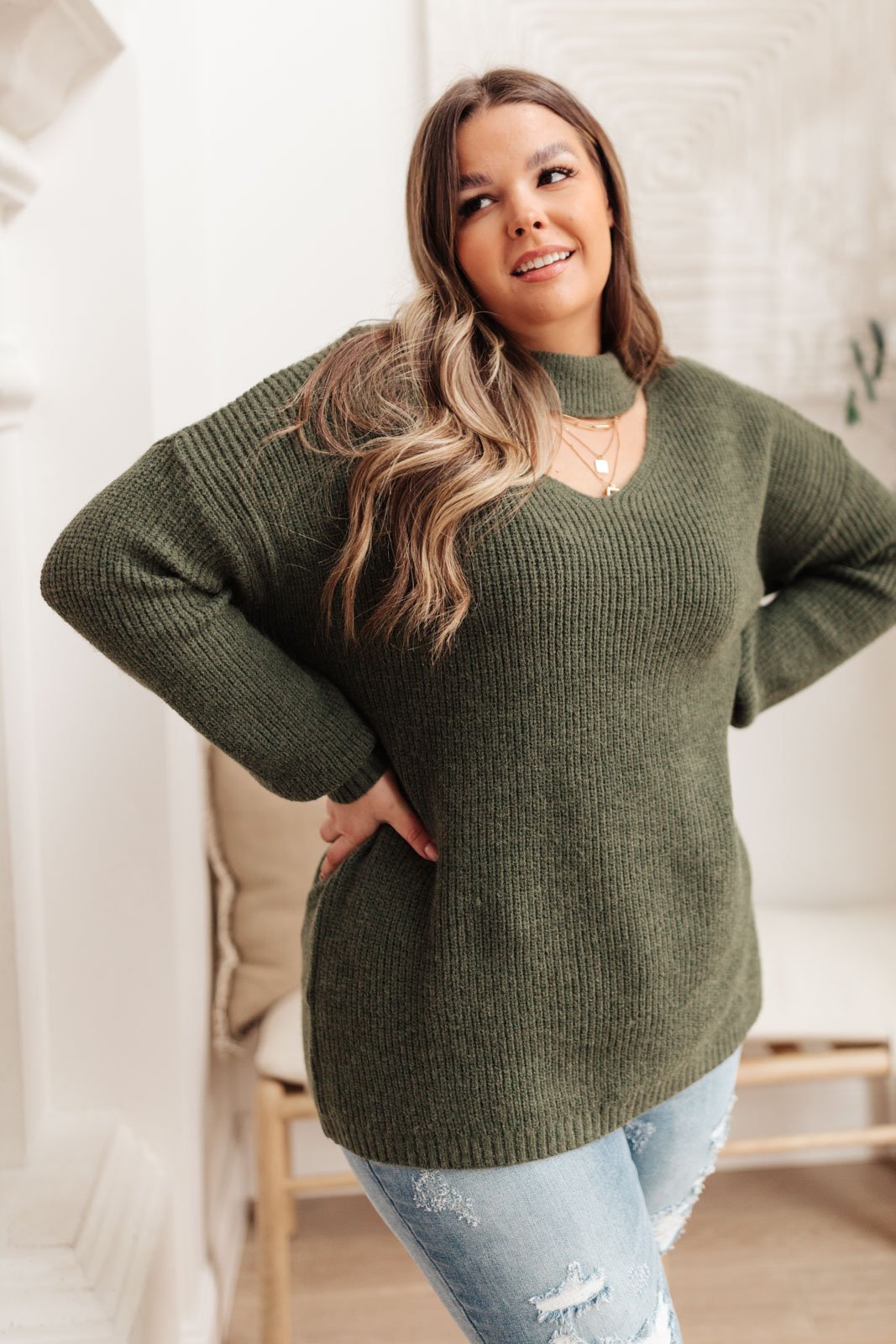 Olive Branch Sweater