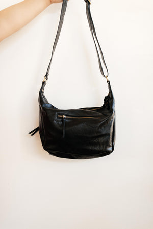 Onyx Vintage Hobo Bag