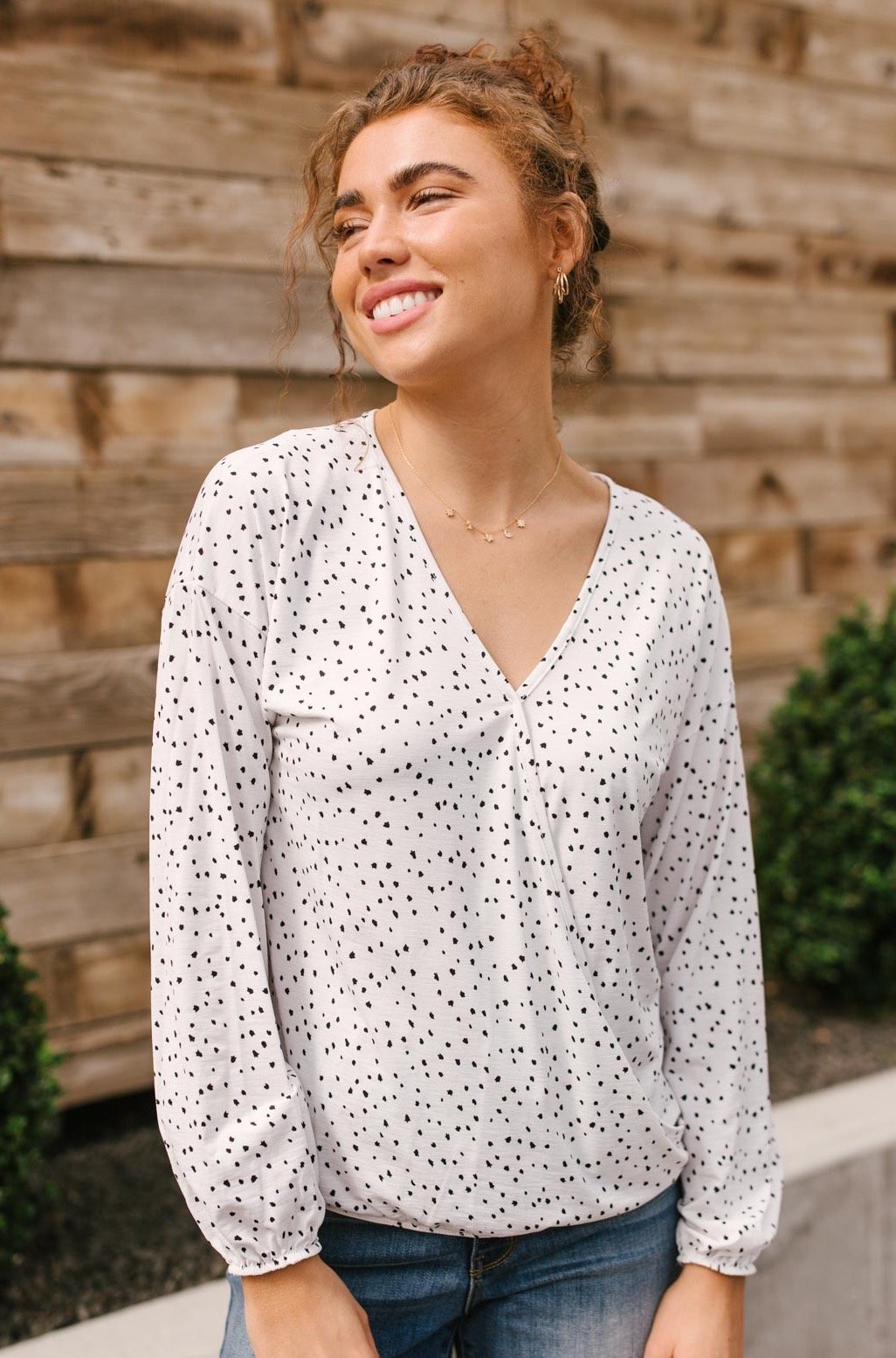 Penny Polka Dot Blouse