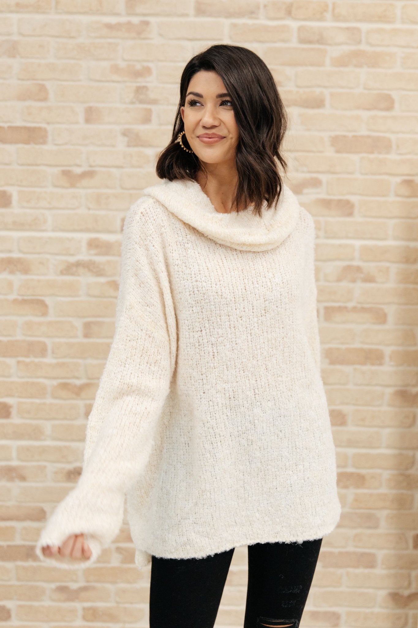 Popcorn And A Movie Sweater in Ivory