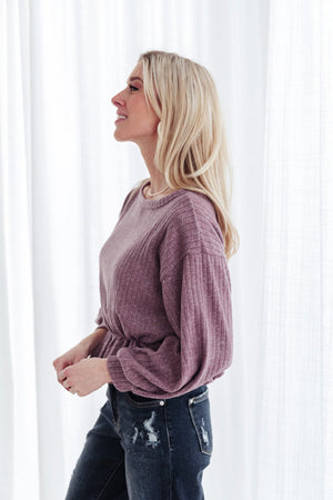 Purple Ribbons Top