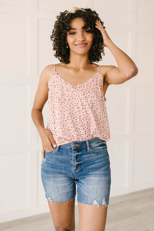 Ruffles & Dots Camisole In Pink