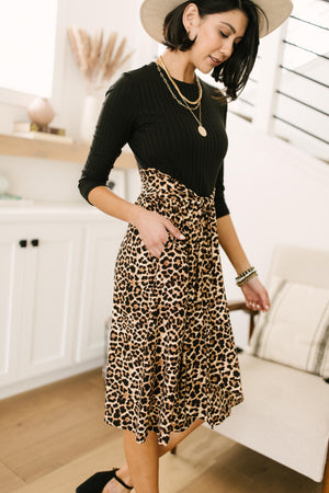 Shelby Animal Print Dress