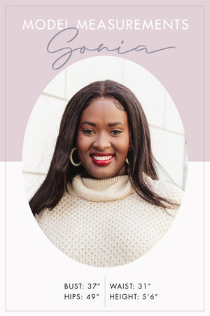 Floral Ties Top in Taupe