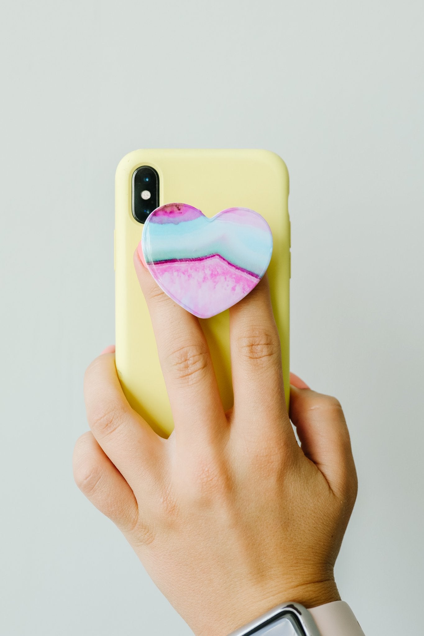 Stone Heart Pop Socket