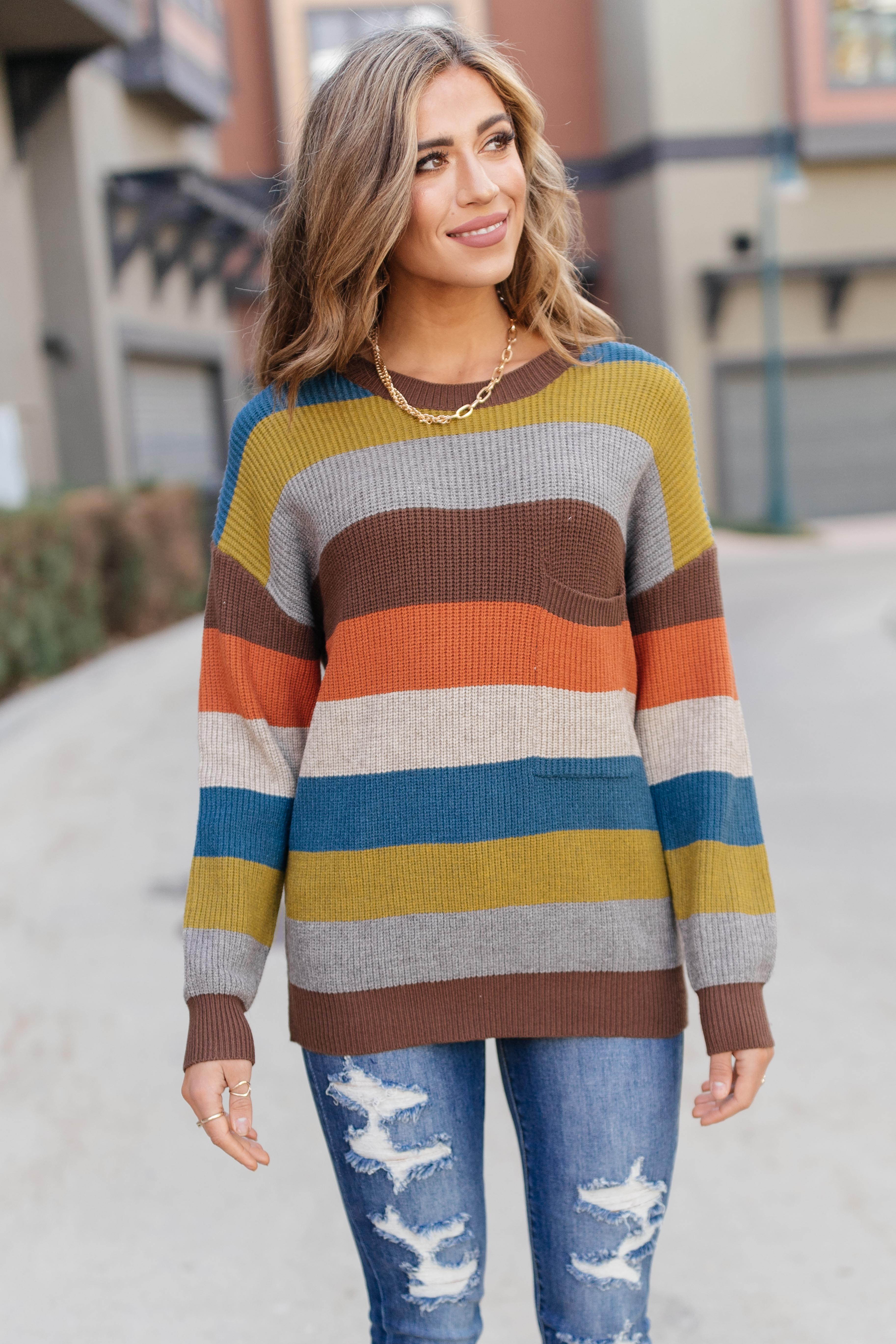 Summoning Fall Striped Sweater
