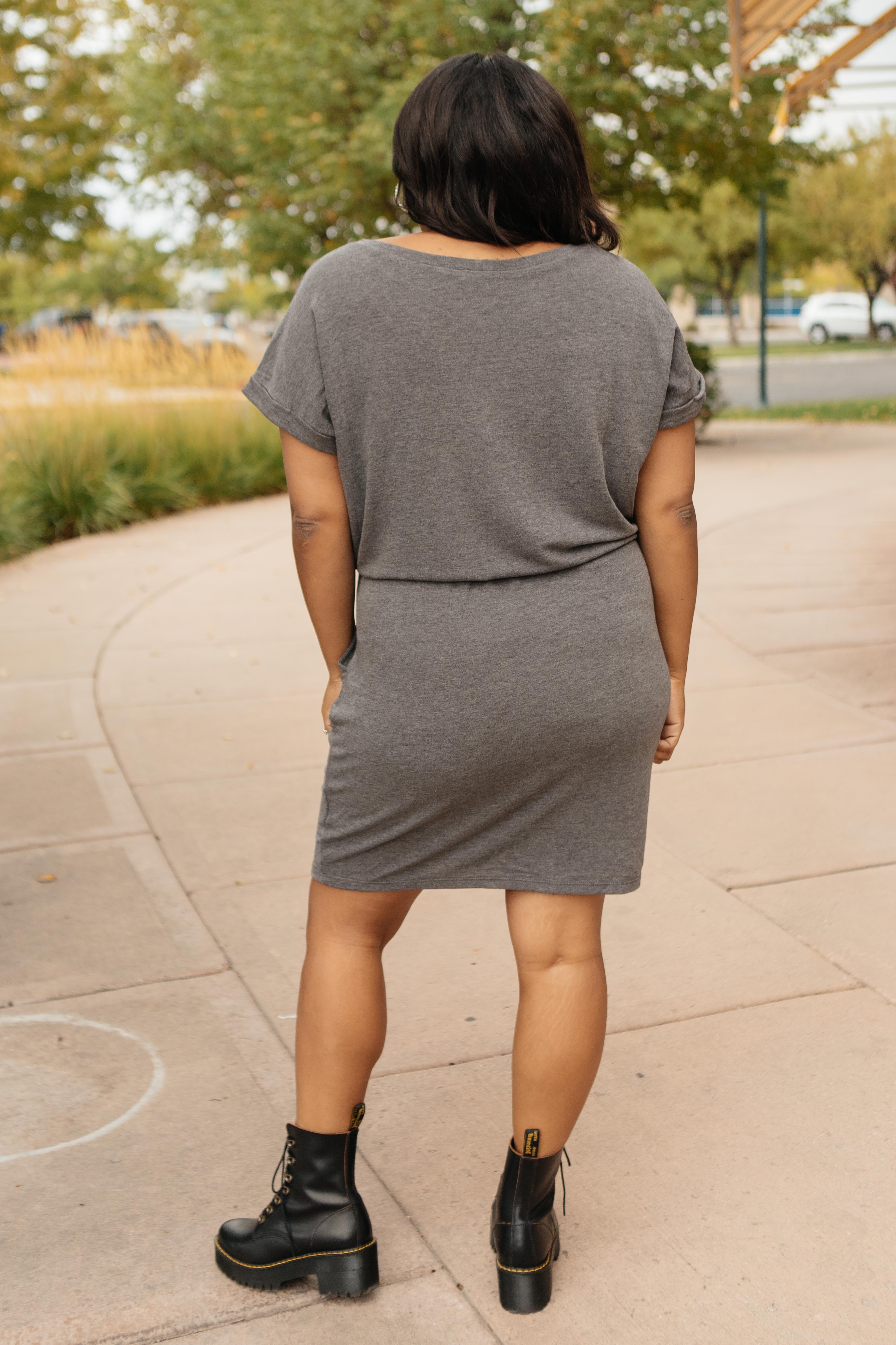 The Day Out Dress in Charcoal