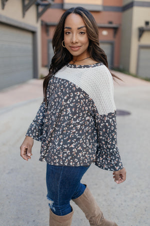 The Knit And Spots Top