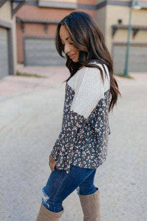 The Knit And Spots Top