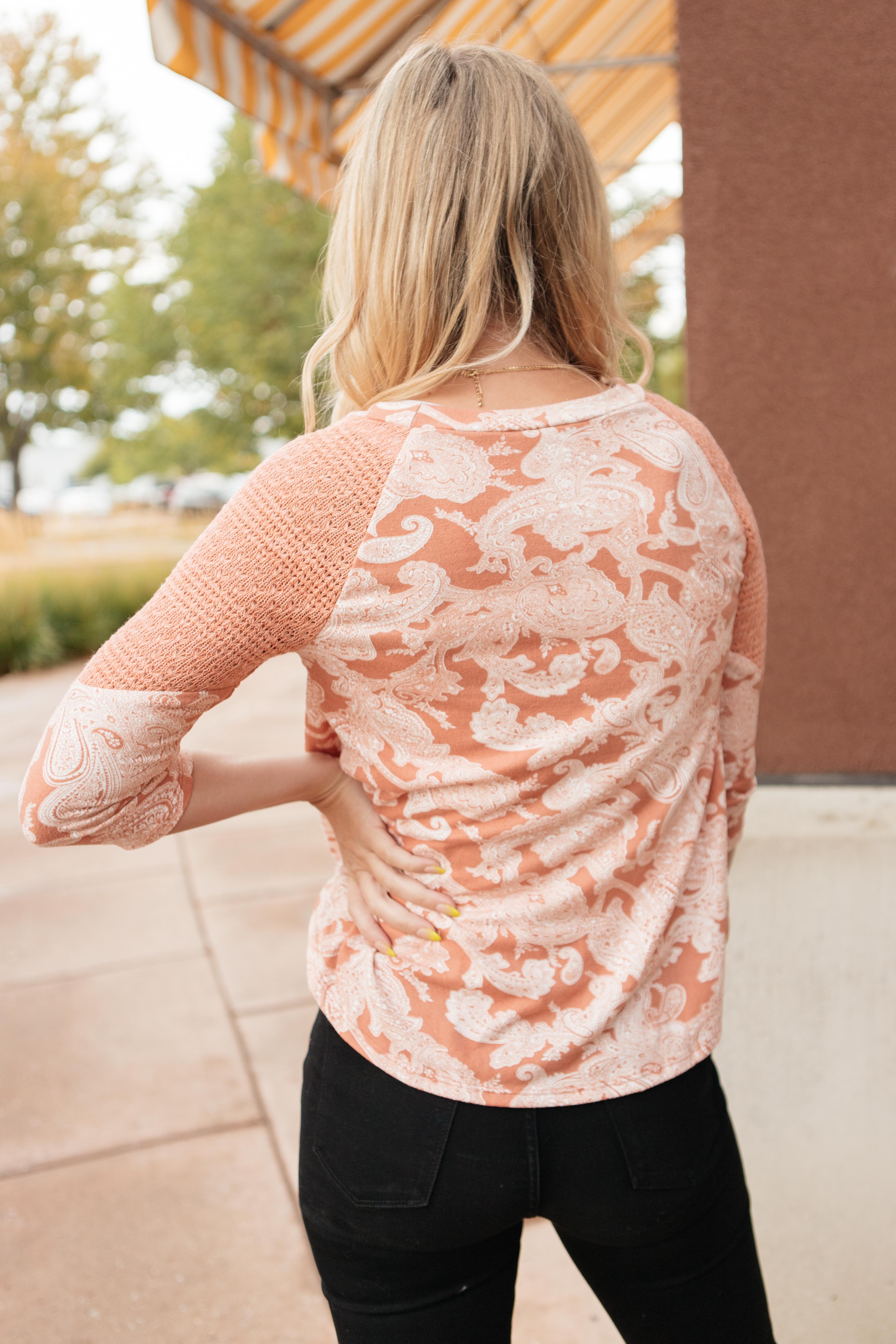 The Paisley Printed Top