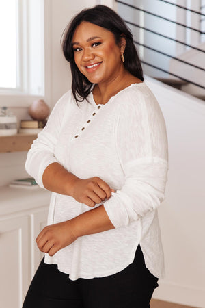 Thermal Love Top in Soft White