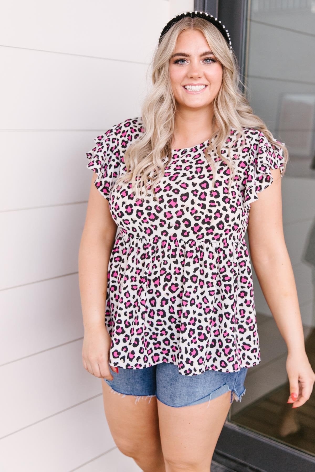 Think Pink Spotted Blouse