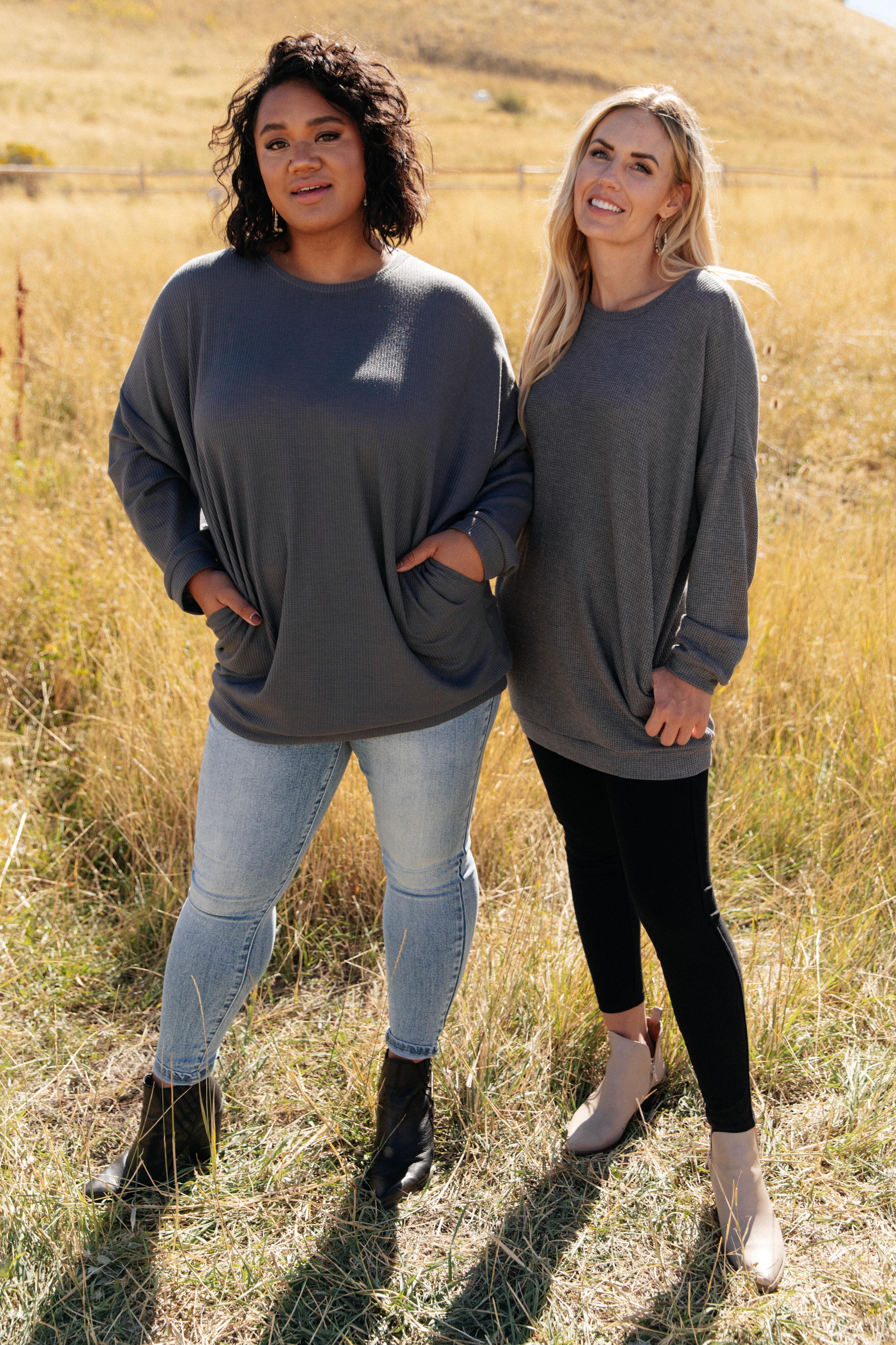 Ultimate Thermal Tunic in Charcoal