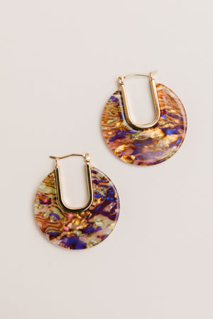Wave of Color Earrings