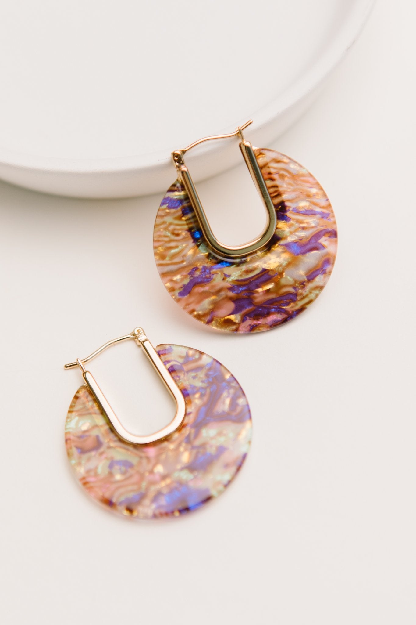 Wave of Color Earrings