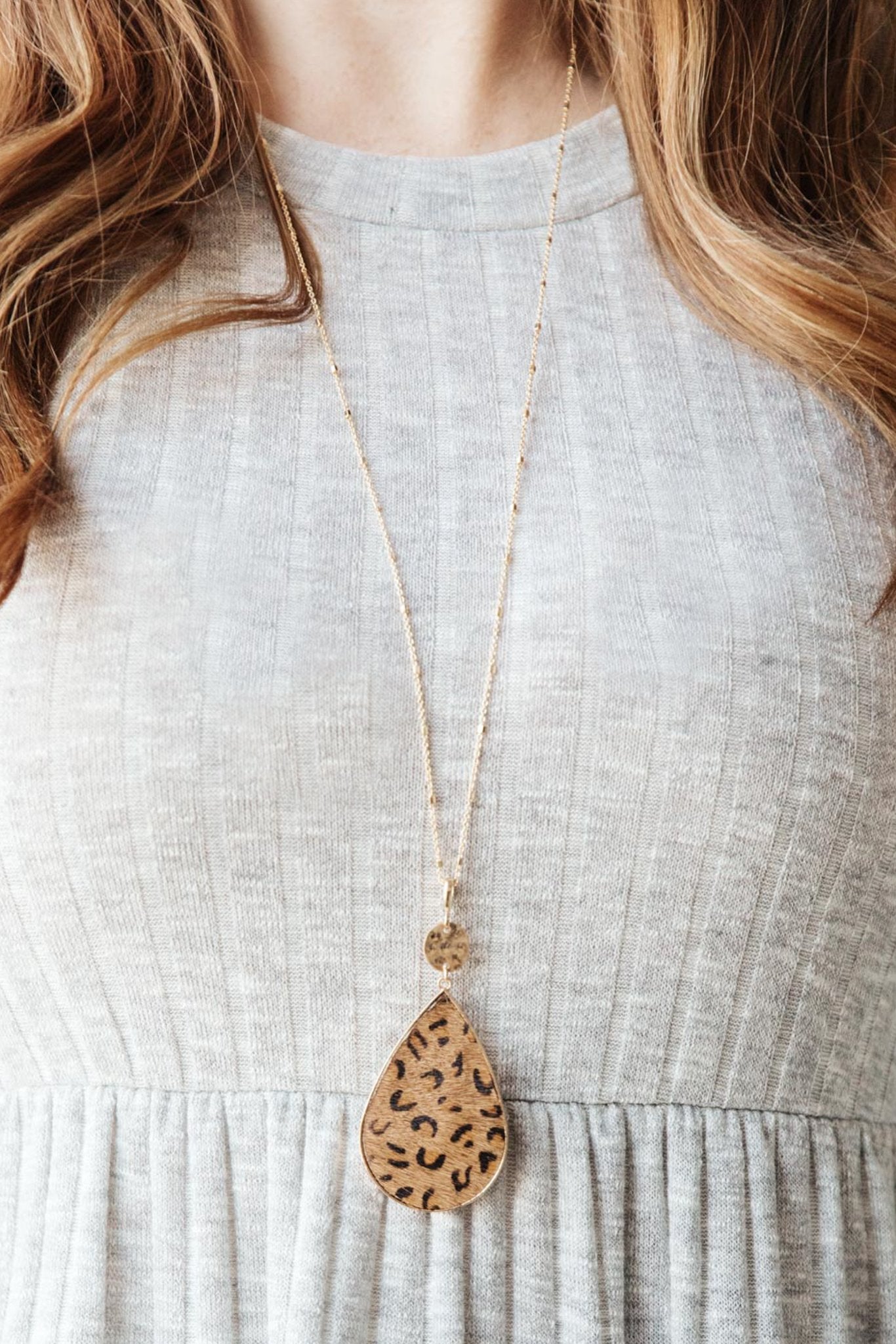 Leopard Pendant Necklace