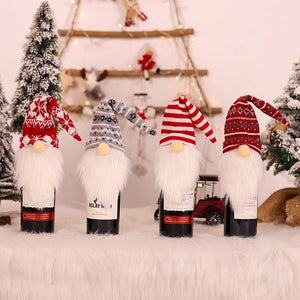 Gnome Wine Bottle Toppers (Set of 4)