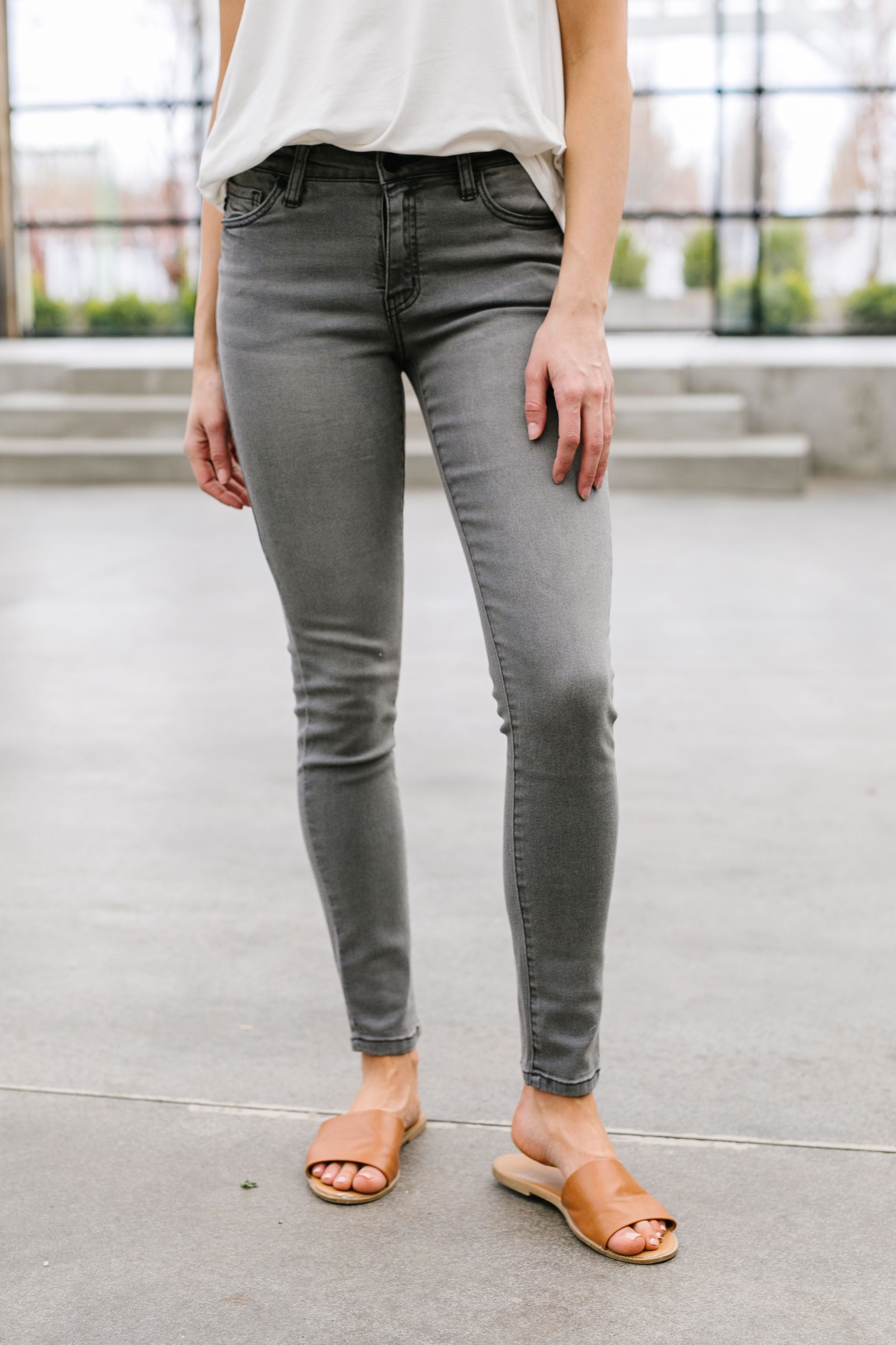 Night Or Day Gray Jeans