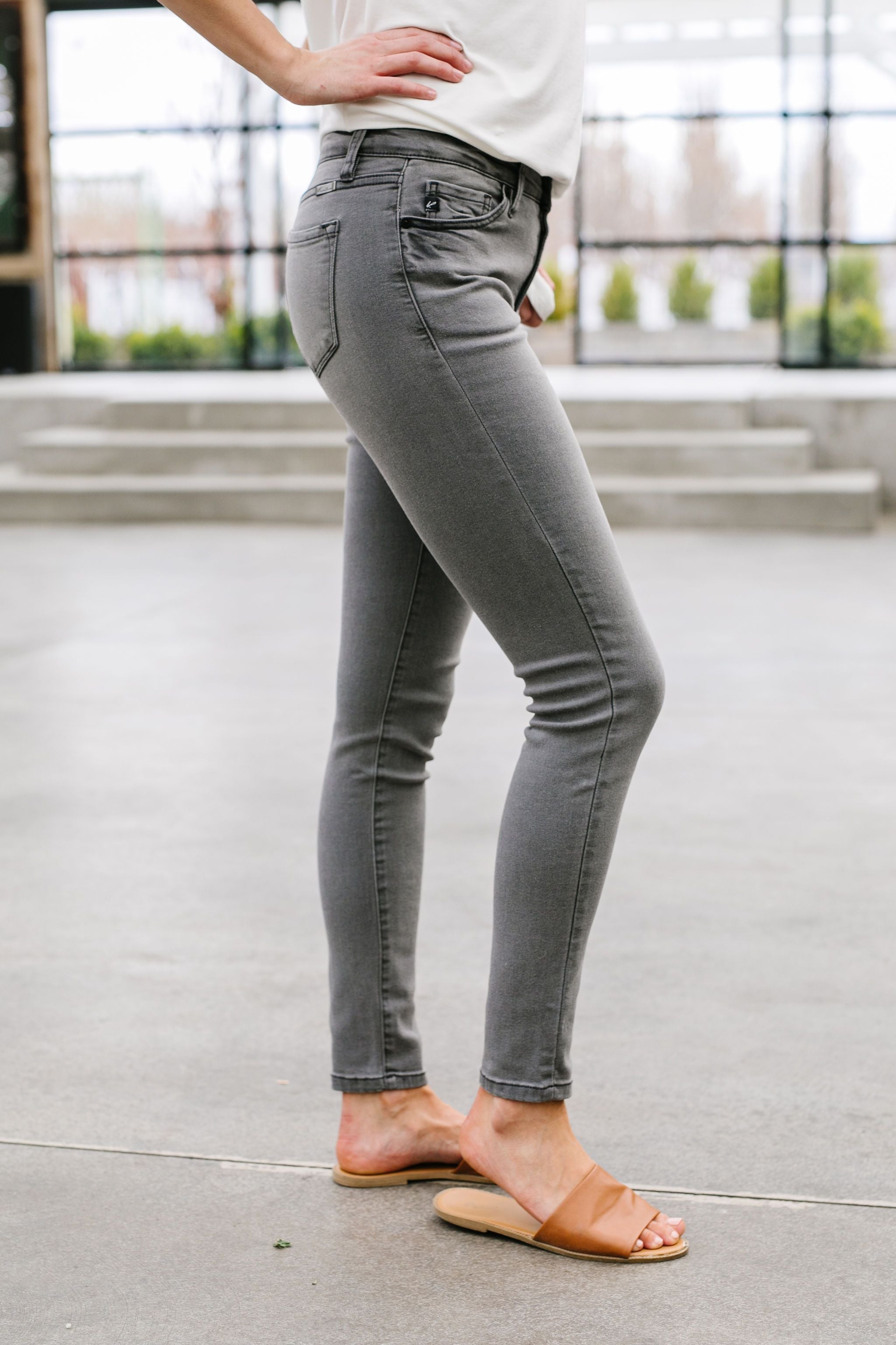 Night Or Day Gray Jeans